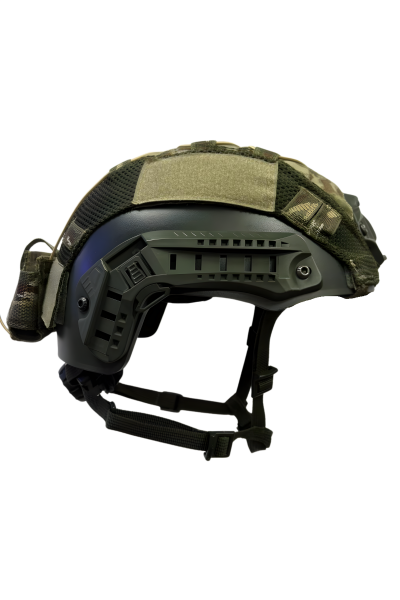 Airsoft Kask Haki Camo (Kılıflı)