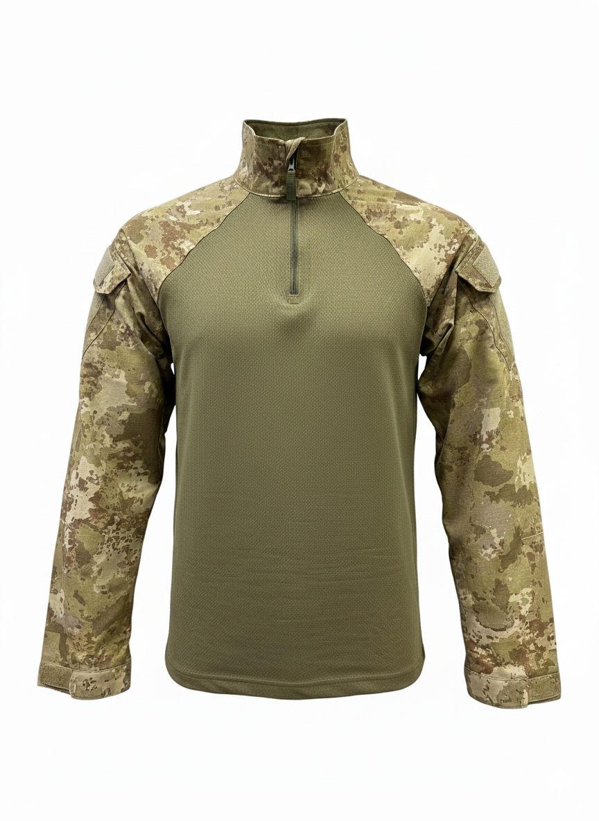 Combat T-Shirt Haki Kamuflaj