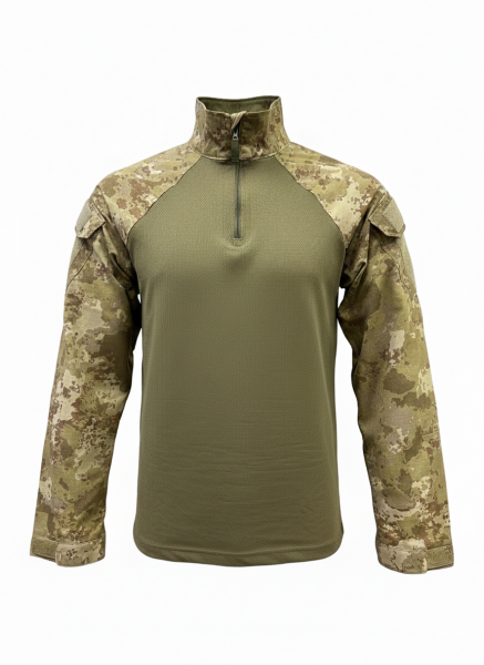 Combat T-Shirt Haki Kamuflaj