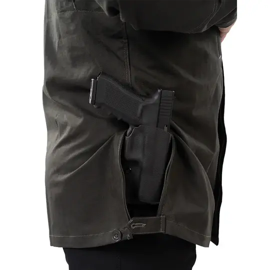 Ballistic Defence | WARDEN 1.0 Taktik Operasyonel Düğmeli Haki Gömlek