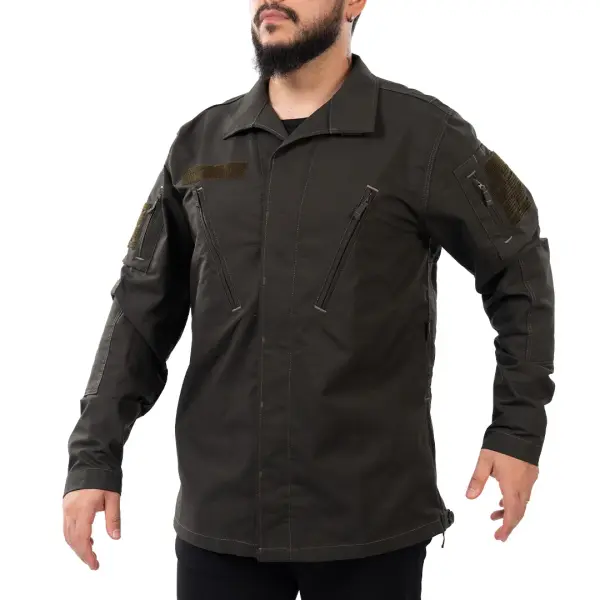 Ballistic Defence | WARDEN 1.0 Taktik Operasyonel Düğmeli Haki Gömlek