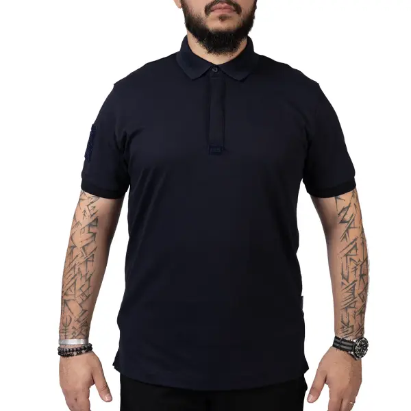 Ballistic Defence | Aegean 1.0 Polo Yaka Lacivert Tişört