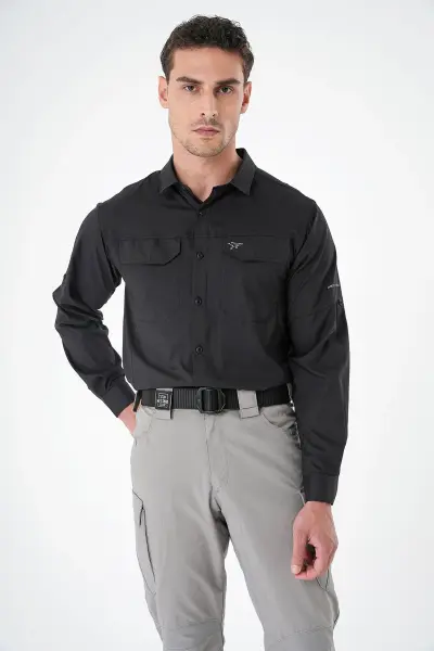 MECANIK® Prime Mete Gömlek Siyah