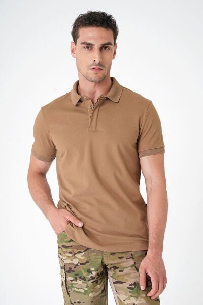 Casual Ryker Polo T-Shirt Camel