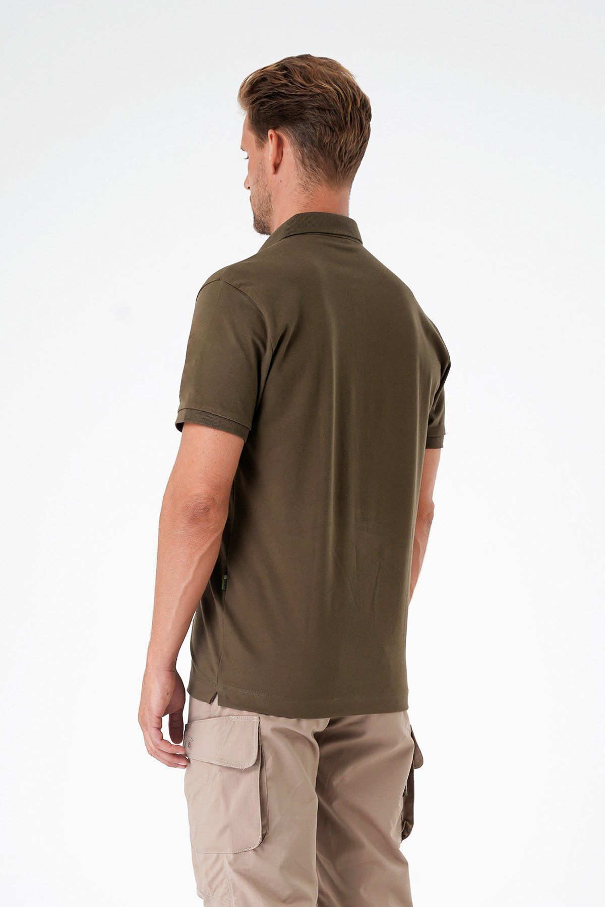 Casual Ryker Polo T-Shirt Haki HAKİ - 4XL