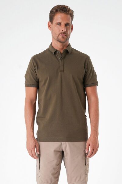 Casual Ryker Polo T-Shirt Haki HAKİ - XXL