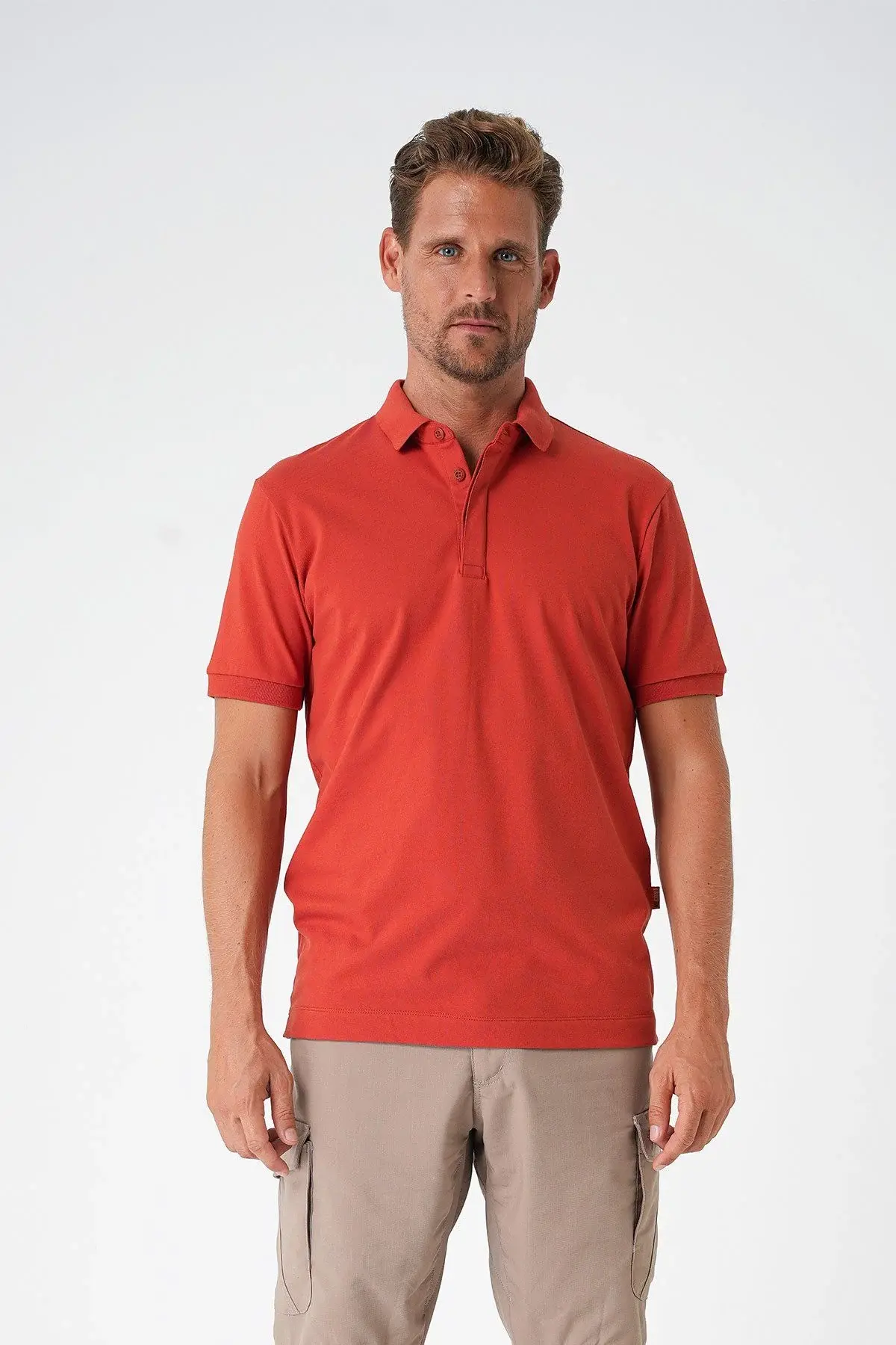 Canik Casual Ryker Polo Yaka Kiremit Tişört