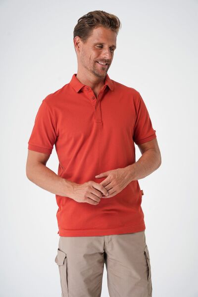 Canik Casual Ryker Polo Yaka Kiremit Tişört