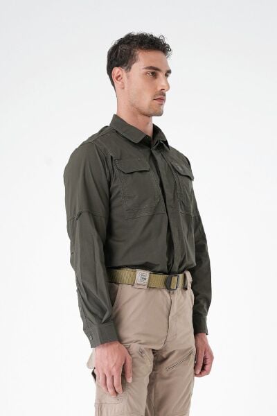 MECANIK® Alpha Mete Gömlek - Bej XXL