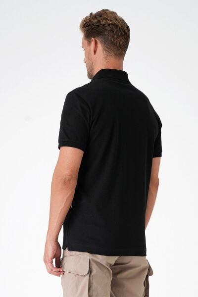 Canik Casual Ryker Polo Yaka Siyah Tişört