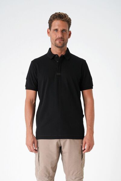 Casual Ryker Polo T-Shirt Siyah SİYAH - XL